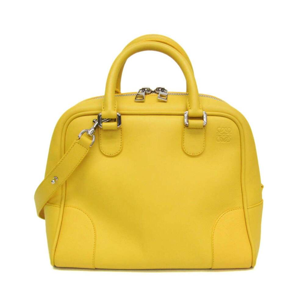 Loewe Amazona 75 Medium 301.30.L03 Women,Men Leather Handbag,Shoulder Bag Yellow